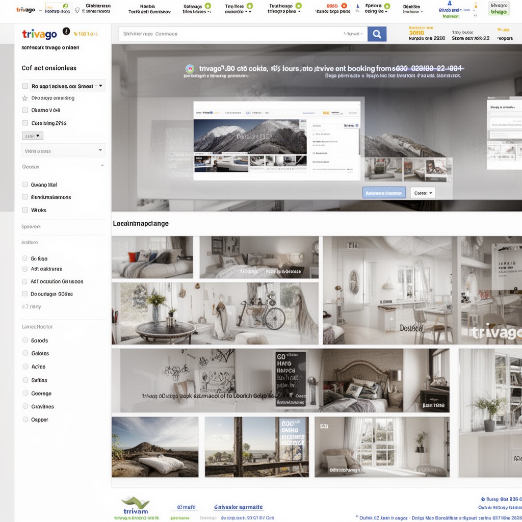 AI-generated illustration of trivago