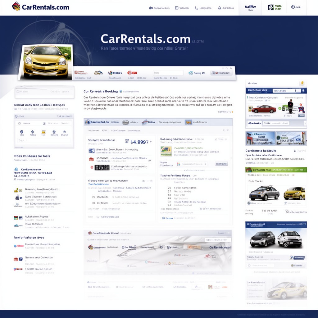 AI-generated illustration of CarRentals.com