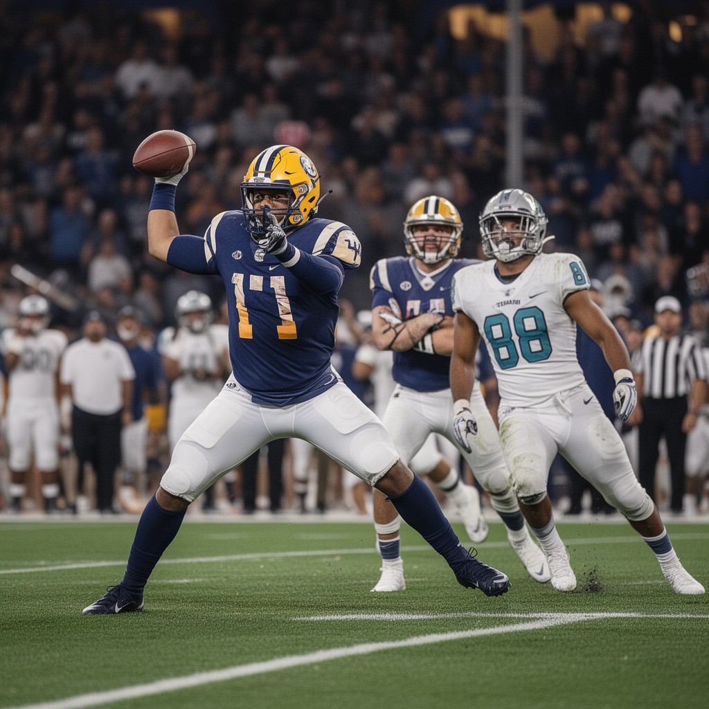 AI-generated illustration of SEC Championship Game