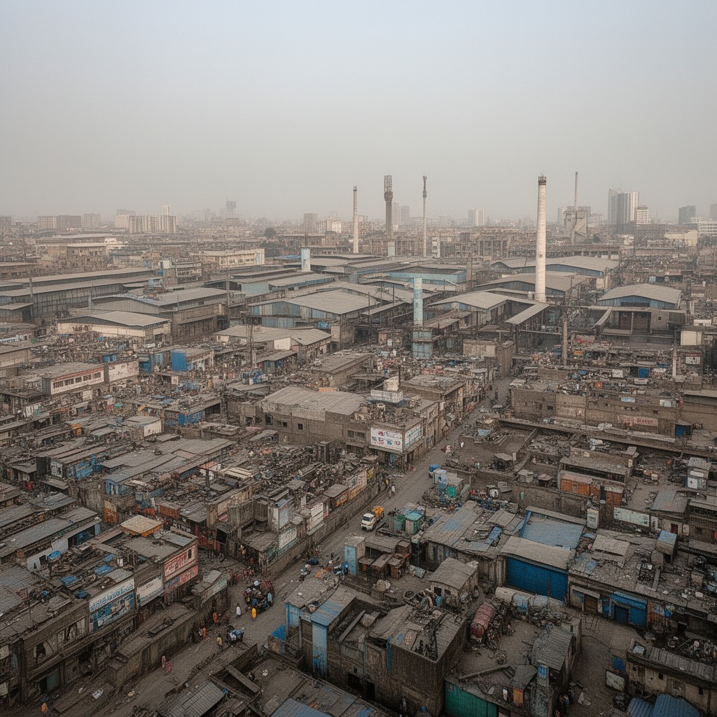 AI-generated illustration of SITE Industrial Area