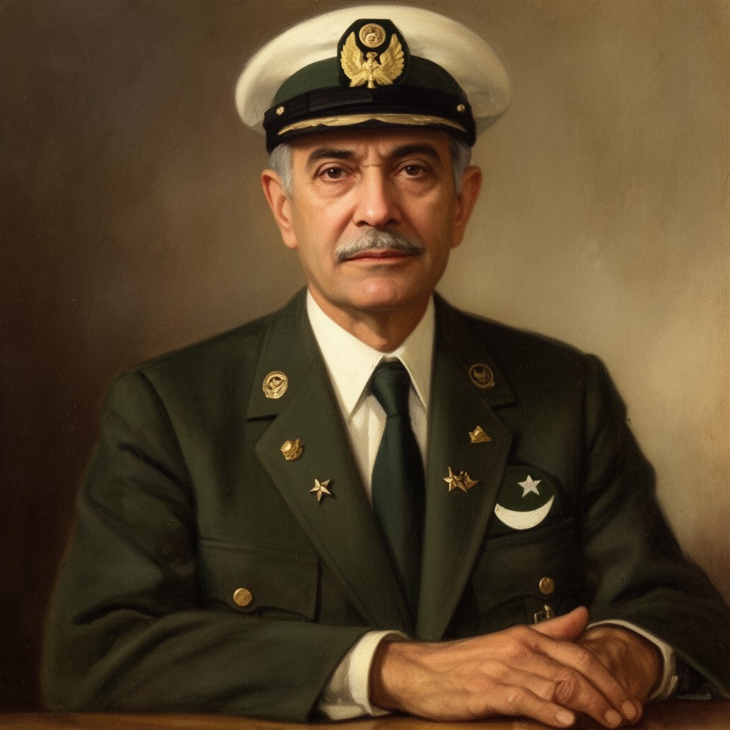 AI-generated illustration of Iskander Mirza