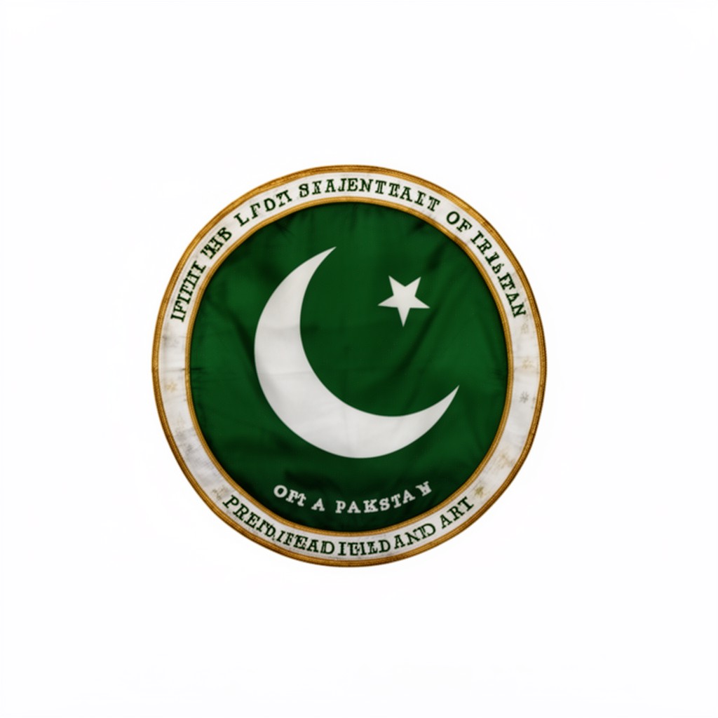 AI-generated illustration of Presidential Standard of Pakistan