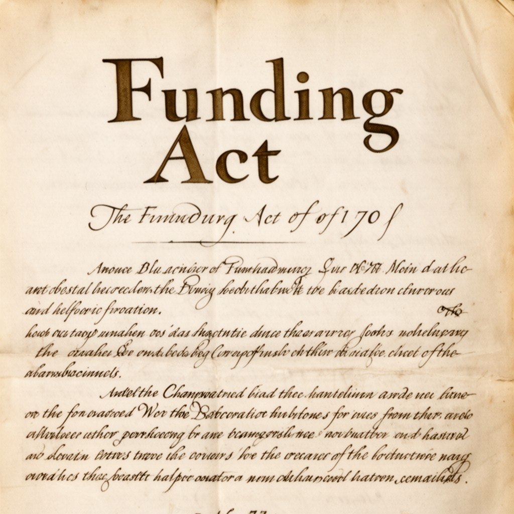 AI-generated illustration of Funding Act of 1790