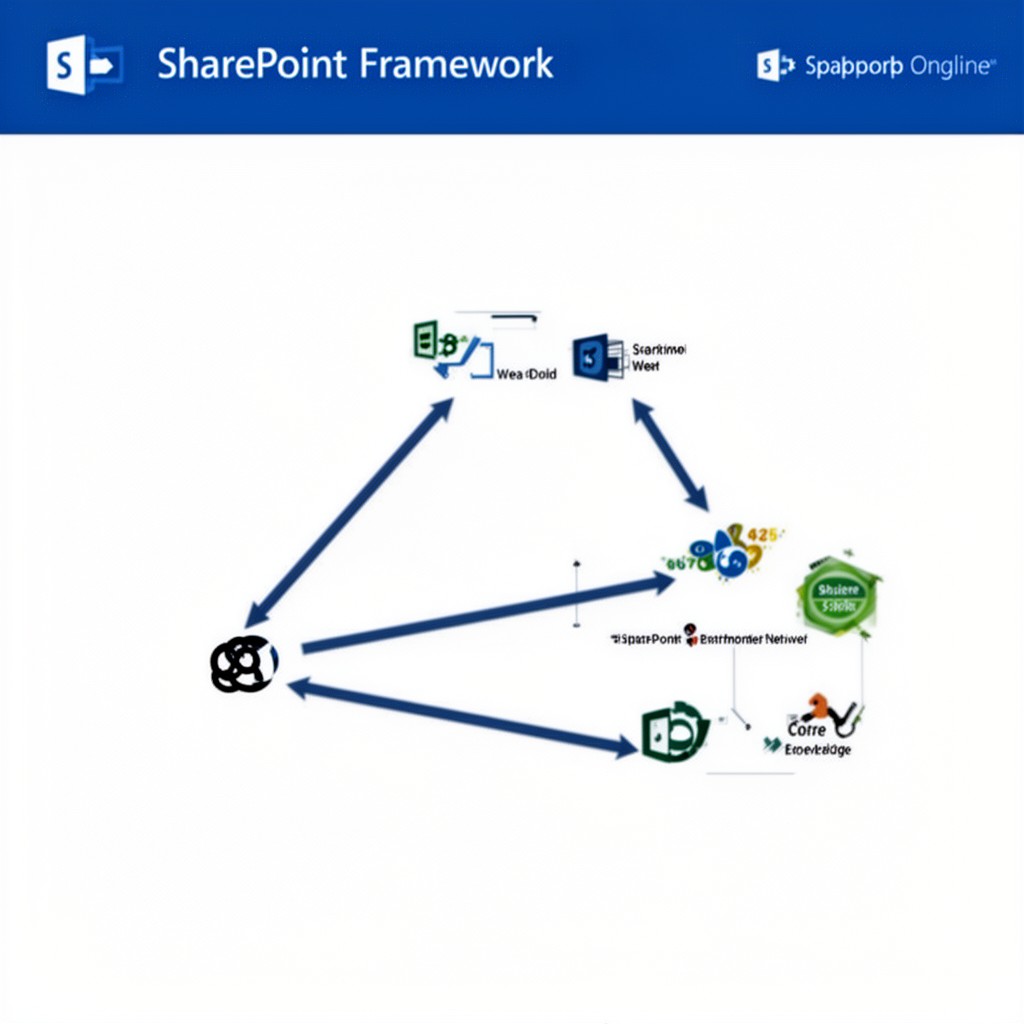 AI-generated illustration of SharePoint Framework