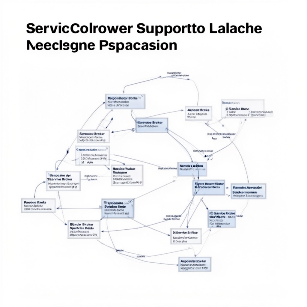 AI-generated illustration of Service Broker