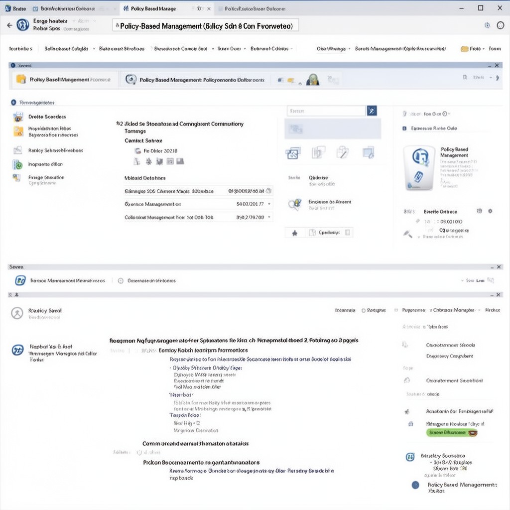 AI-generated illustration of Policy-Based Management