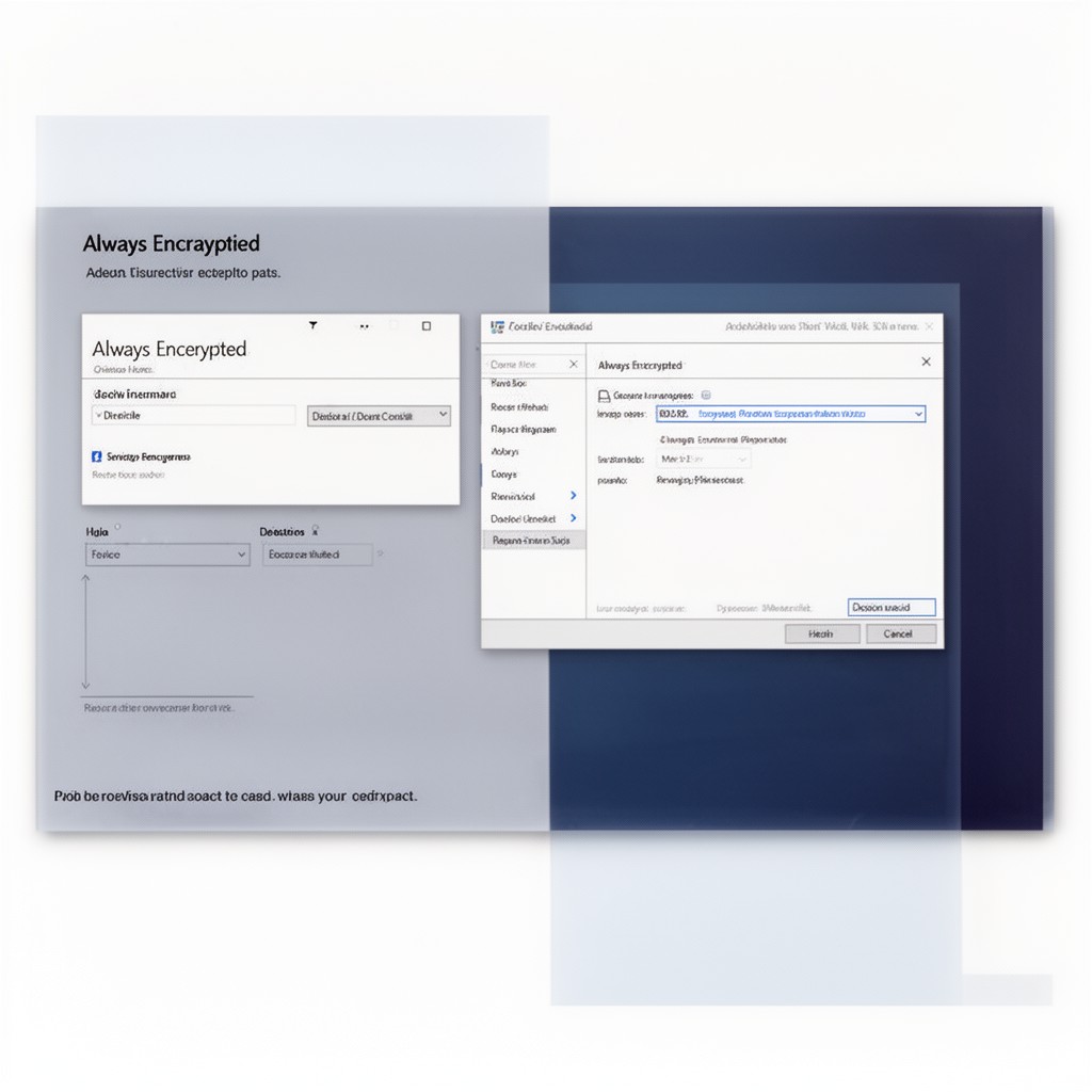 AI-generated illustration of Always Encrypted
