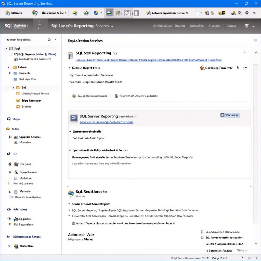 AI-generated illustration of SQL Server Reporting Services