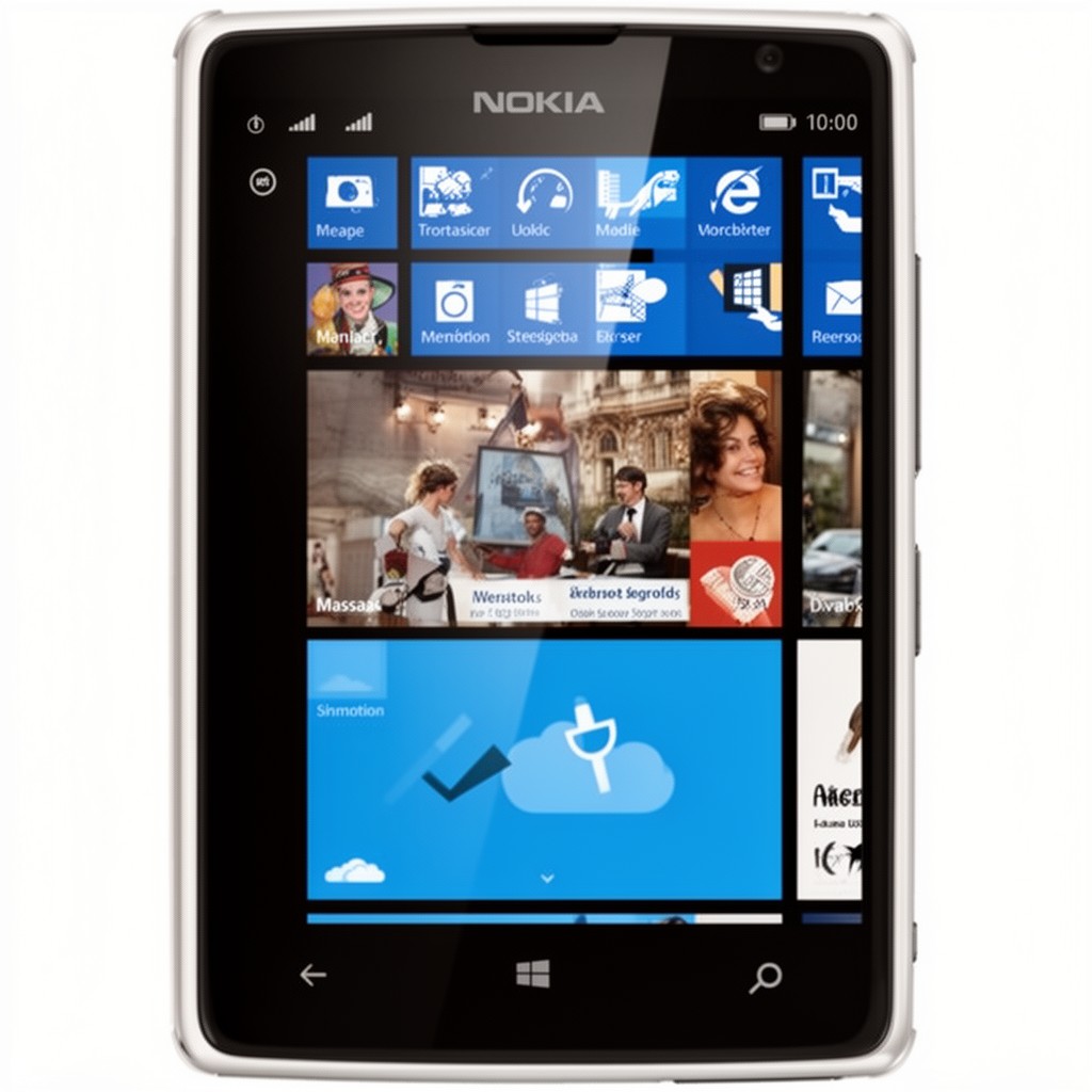 AI-generated illustration of Nokia Lumia