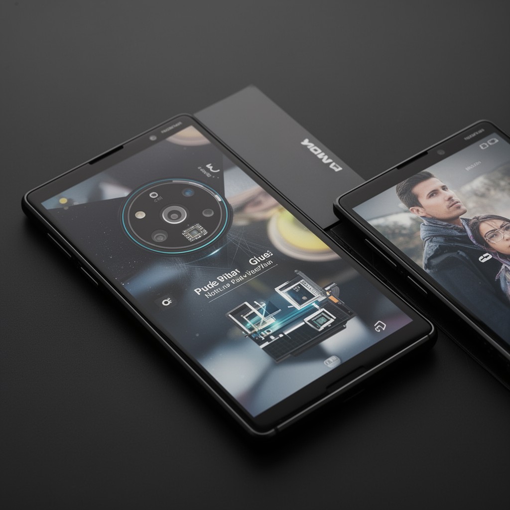 AI-generated illustration of Nokia PureView camera technology