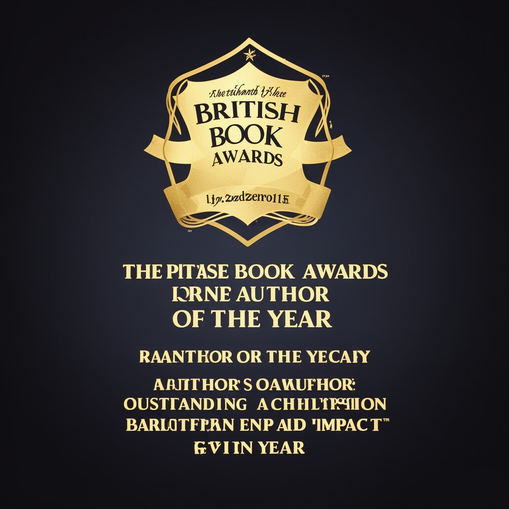 AI-generated illustration of British Book Awards Author of the Year