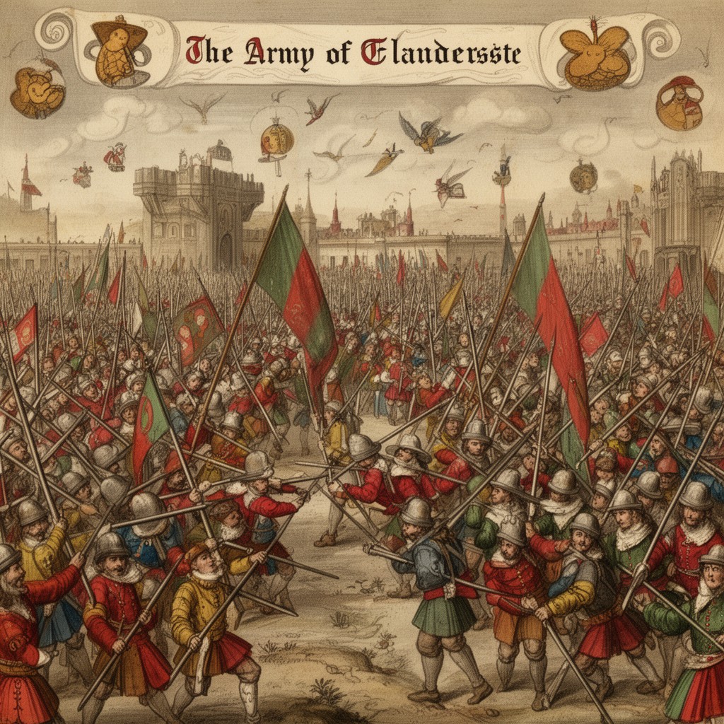 AI-generated illustration of Army of Flanders