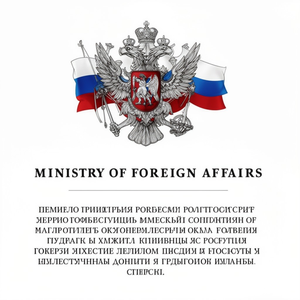 AI-generated illustration of Ministry of Foreign Affairs of the Russian Federation