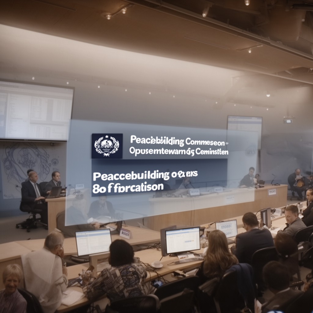 AI-generated illustration of Peacebuilding Commission