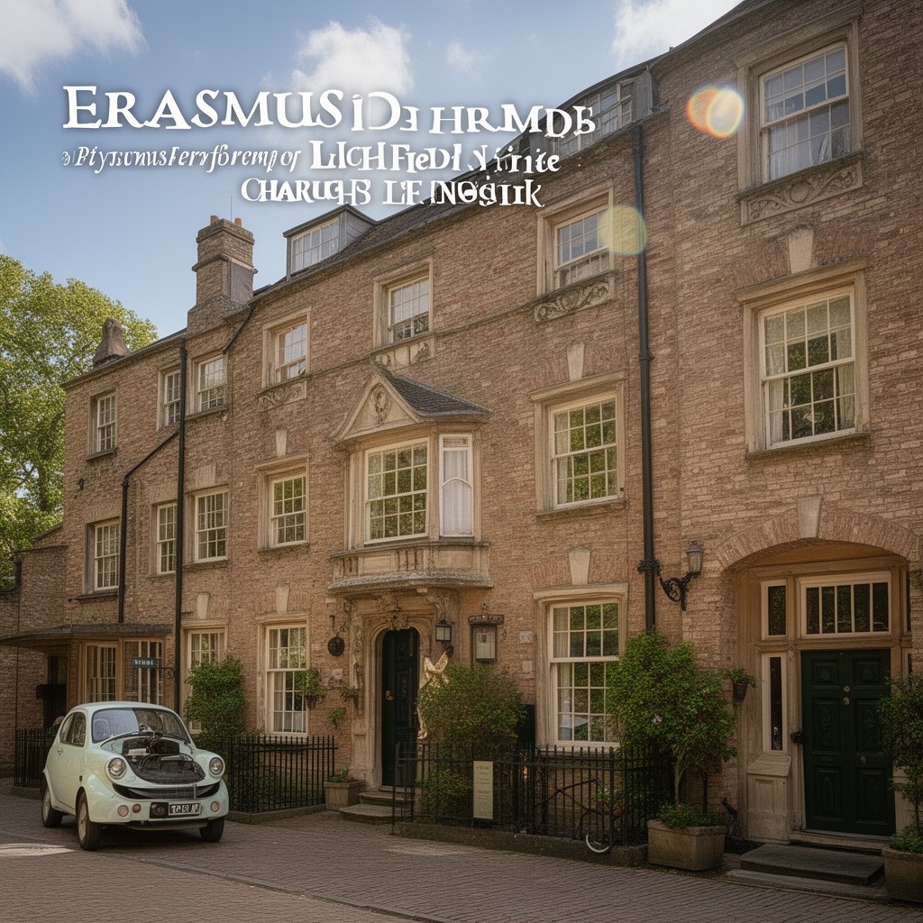 AI-generated illustration of Erasmus Darwin House