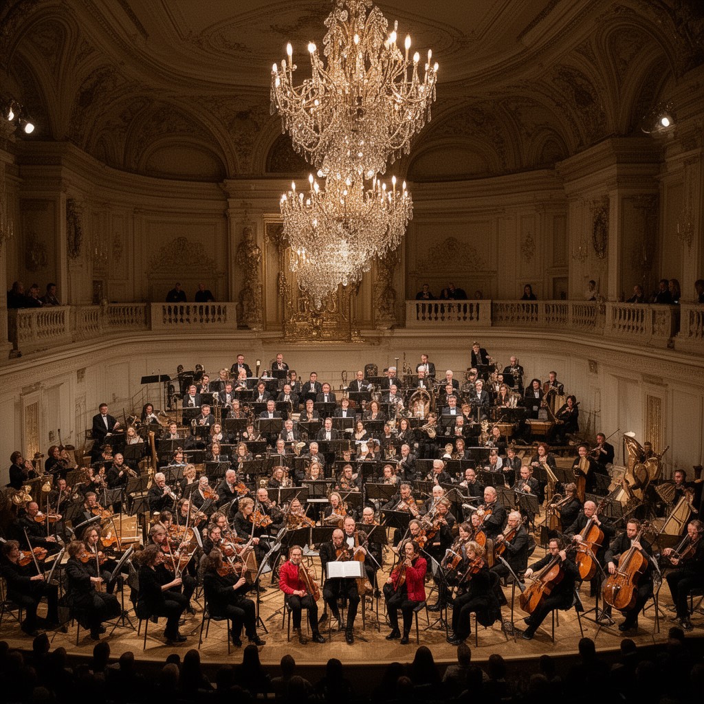 AI-generated illustration of Vienna Philharmonic