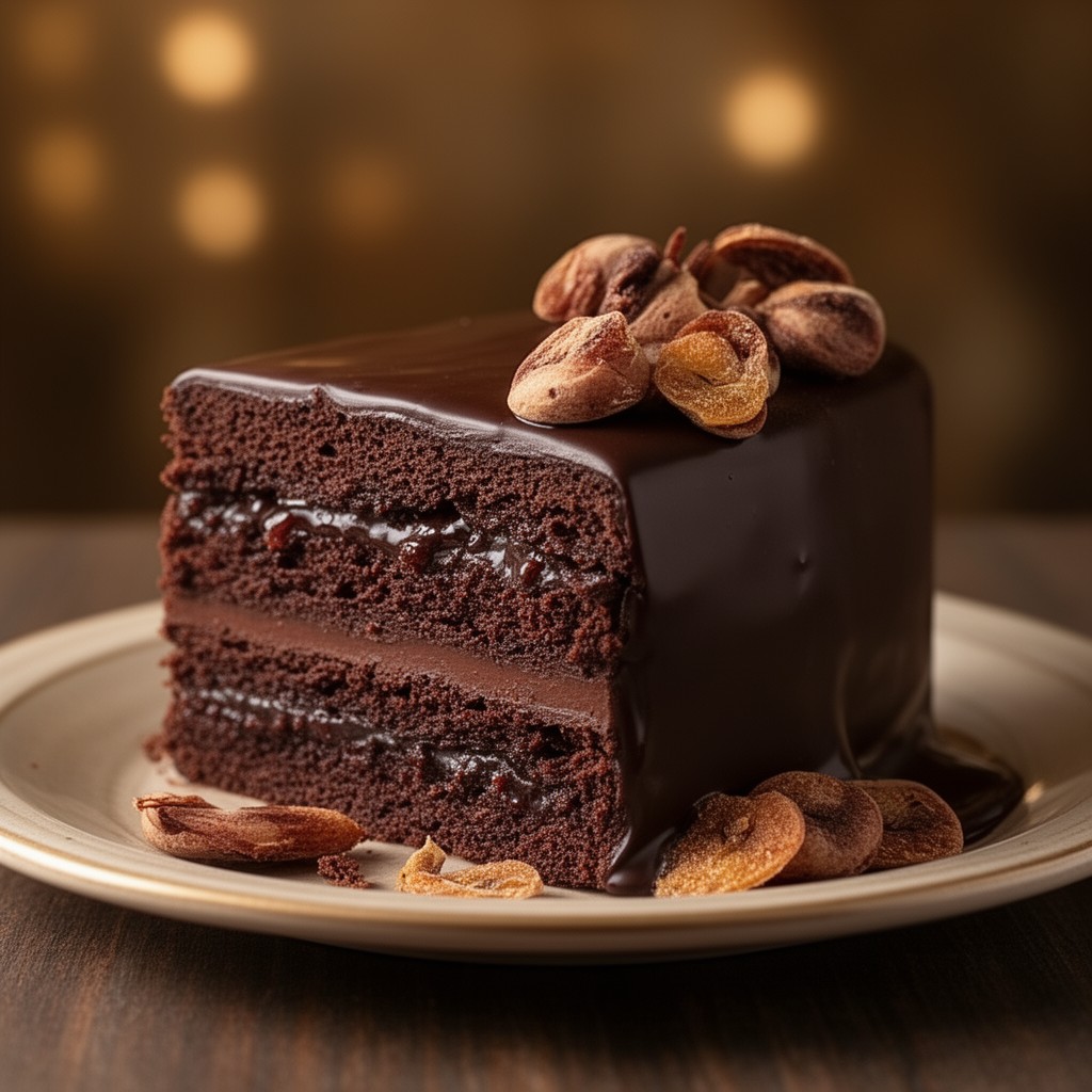 AI-generated illustration of Sachertorte