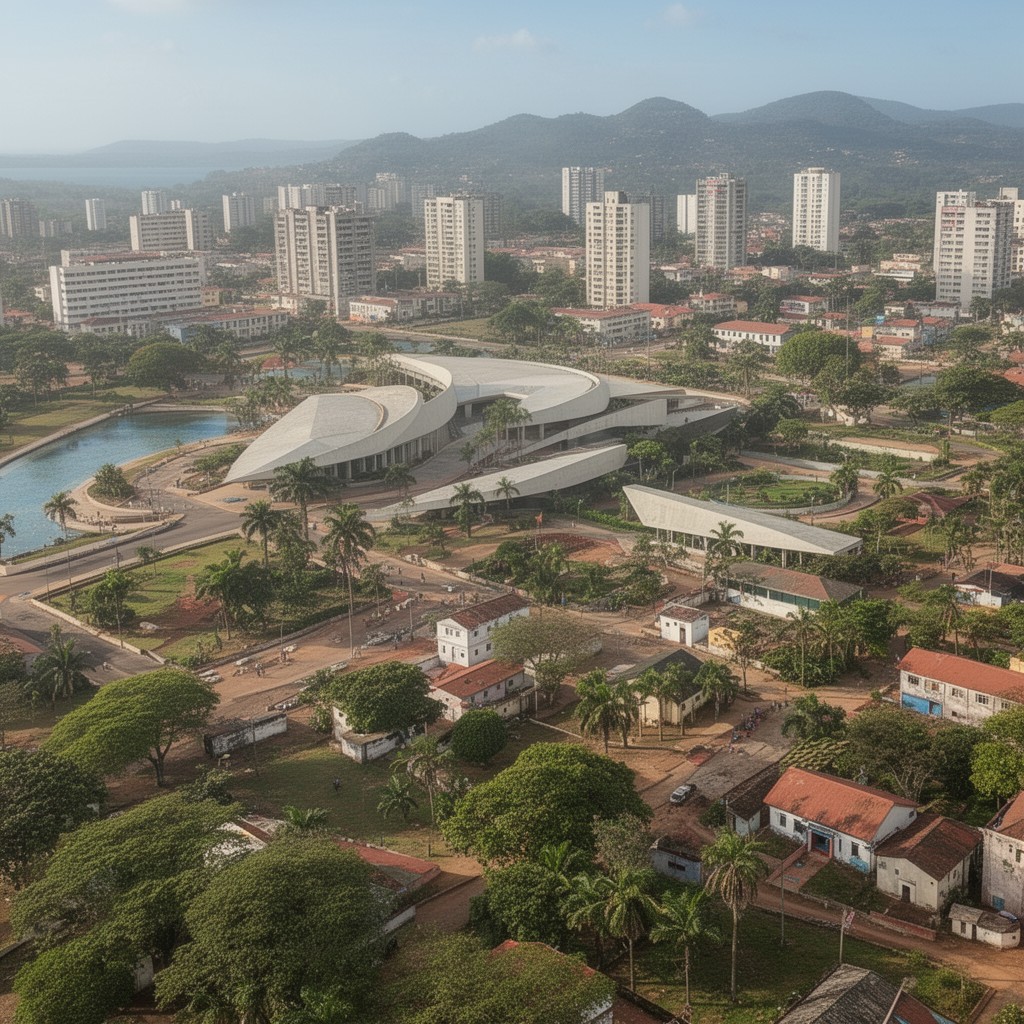 AI-generated illustration of Ciudad de la Paz