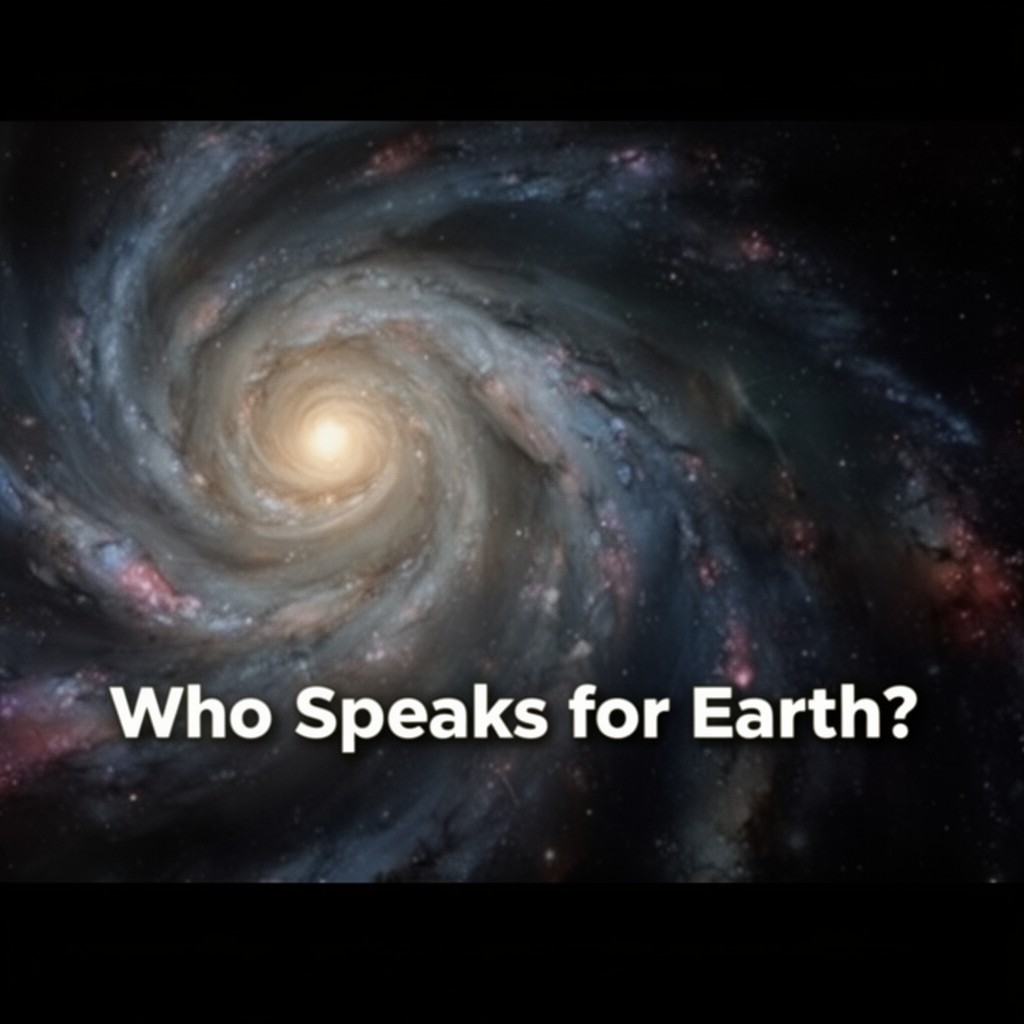 AI-generated illustration of Who Speaks for Earth?