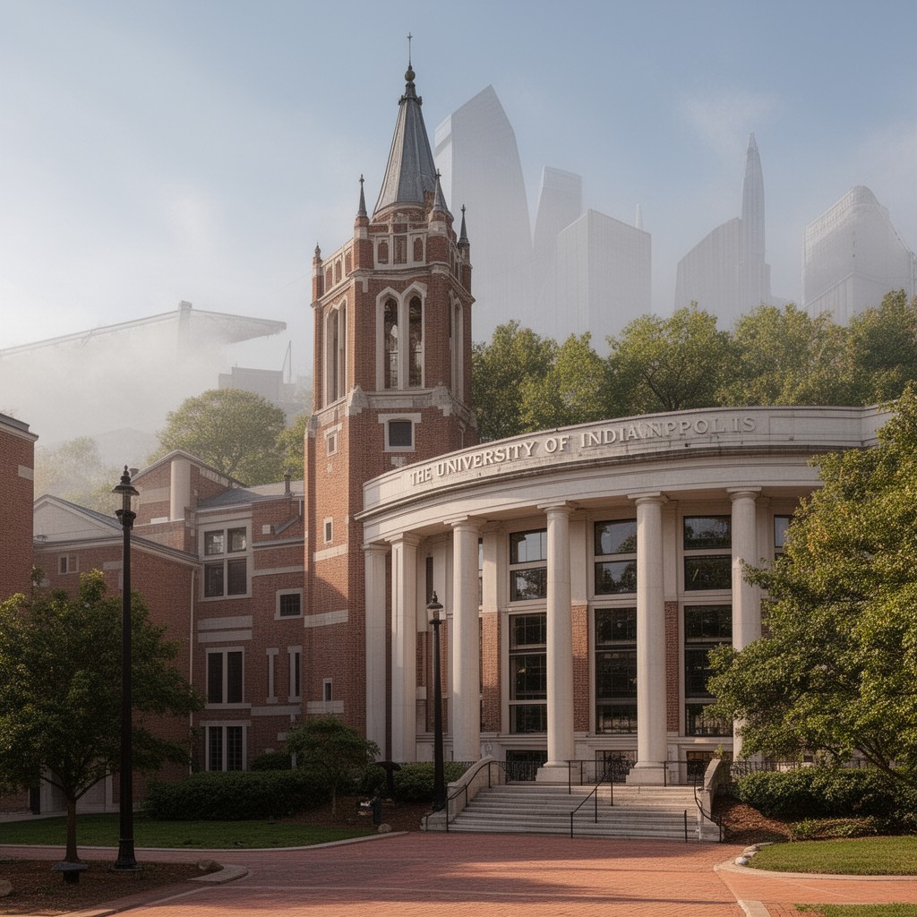 AI-generated illustration of University of Indianapolis