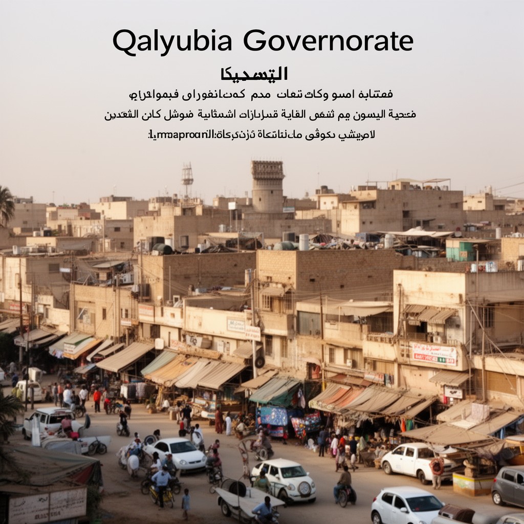 AI-generated illustration of Qalyubia Governorate