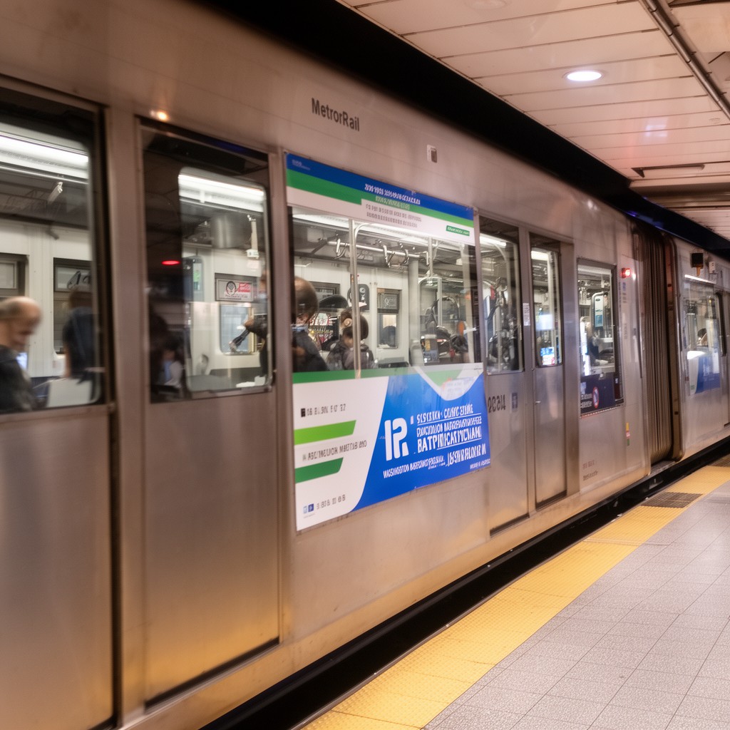 AI-generated illustration of Metrorail