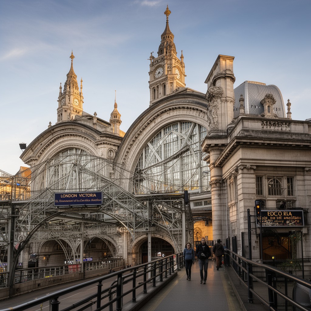 AI-generated illustration of London Victoria