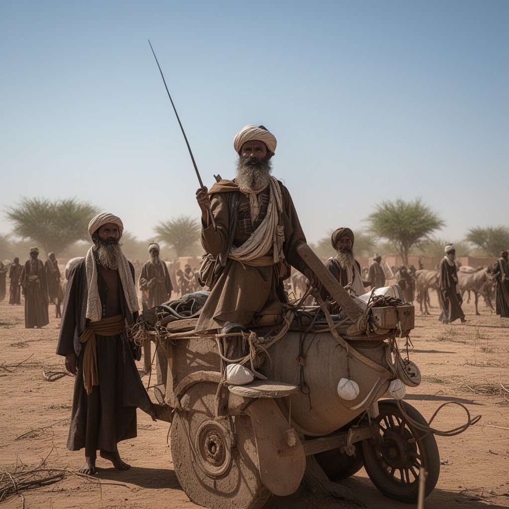 AI-generated illustration of Mahdist Sudan