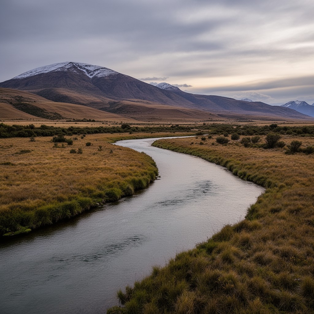 AI-generated illustration of Santa Cruz River