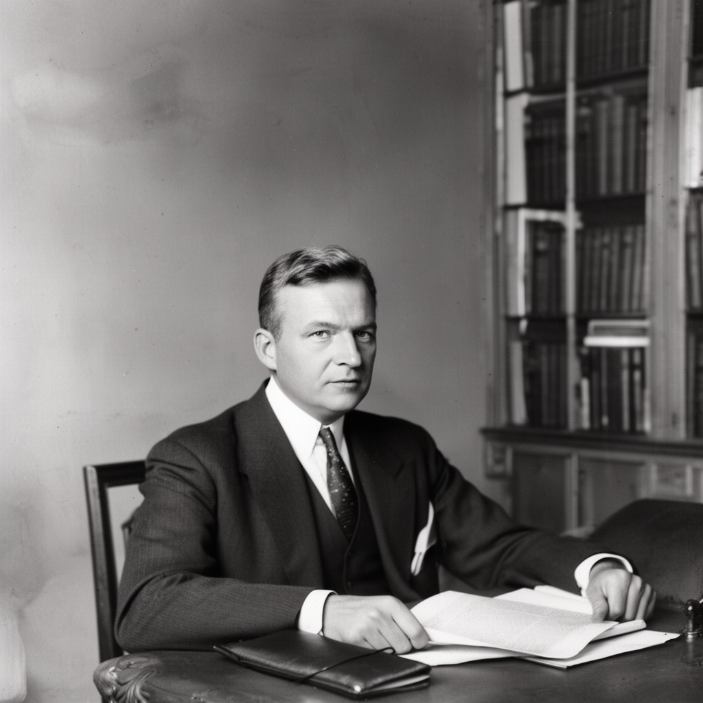 AI-generated illustration of William R. Day