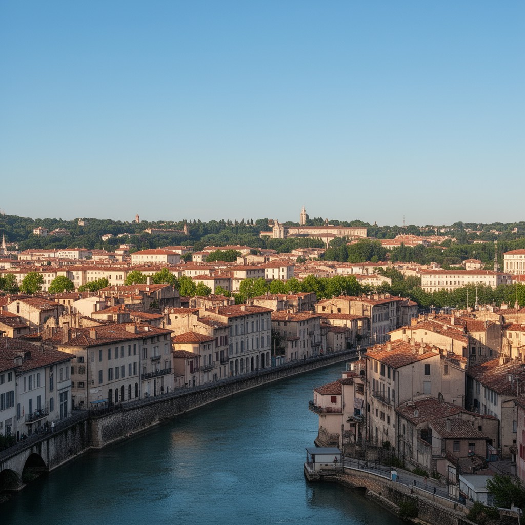 AI-generated illustration of Romans-sur-Isère