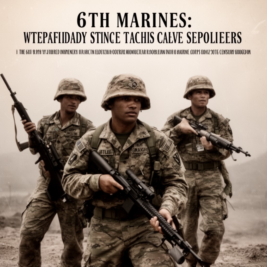 AI-generated illustration of 6th Marines