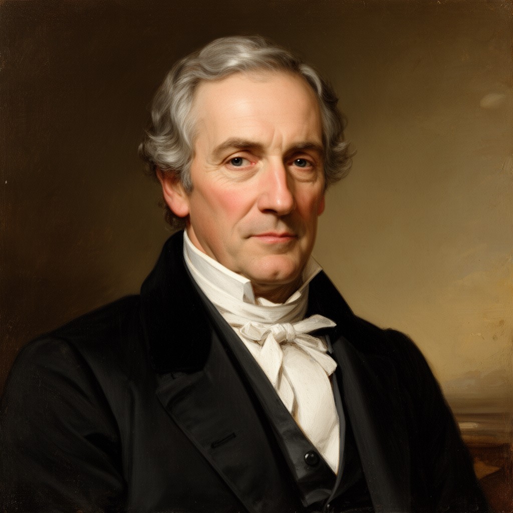 AI-generated illustration of Daniel Webster