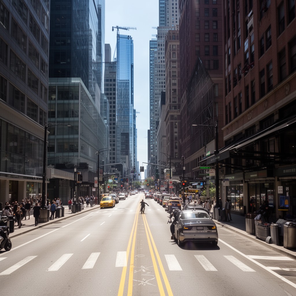 AI-generated illustration of Bay Street