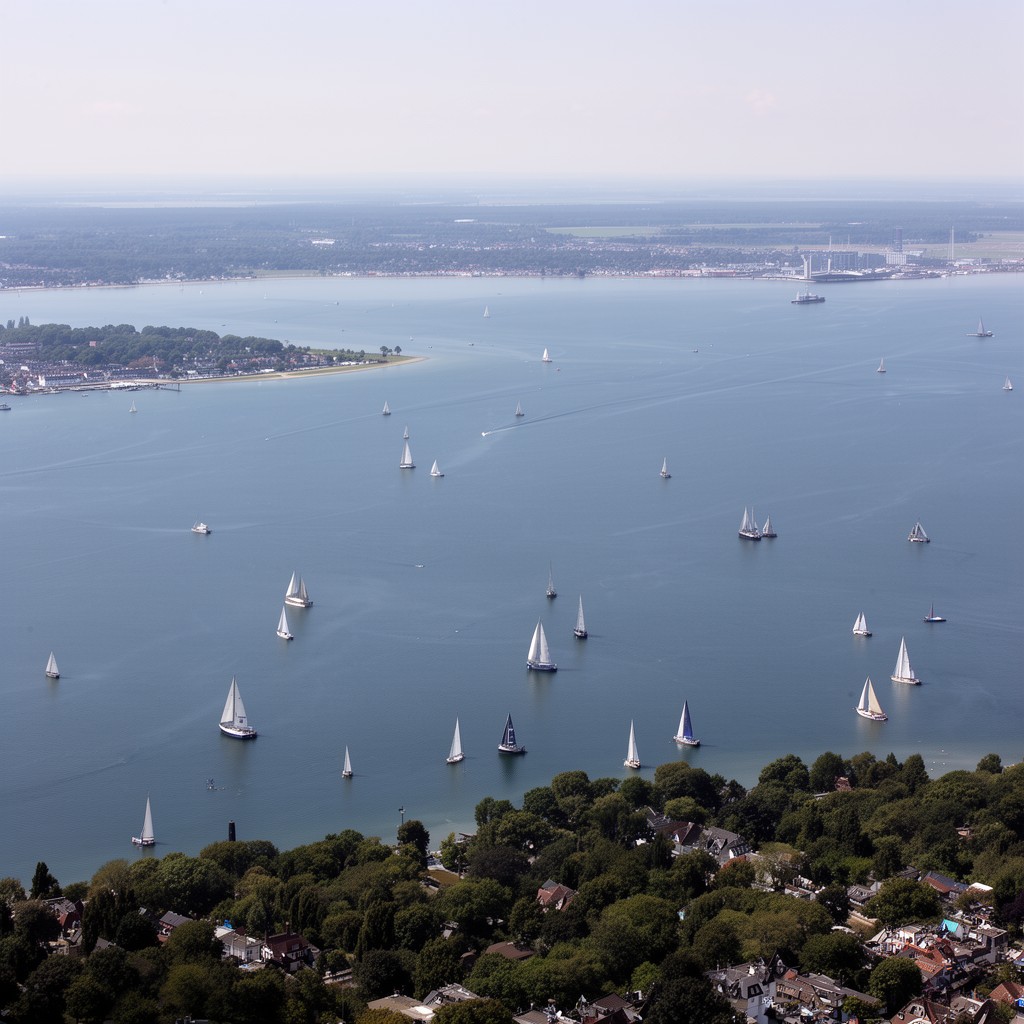 AI-generated illustration of Kiel Bay