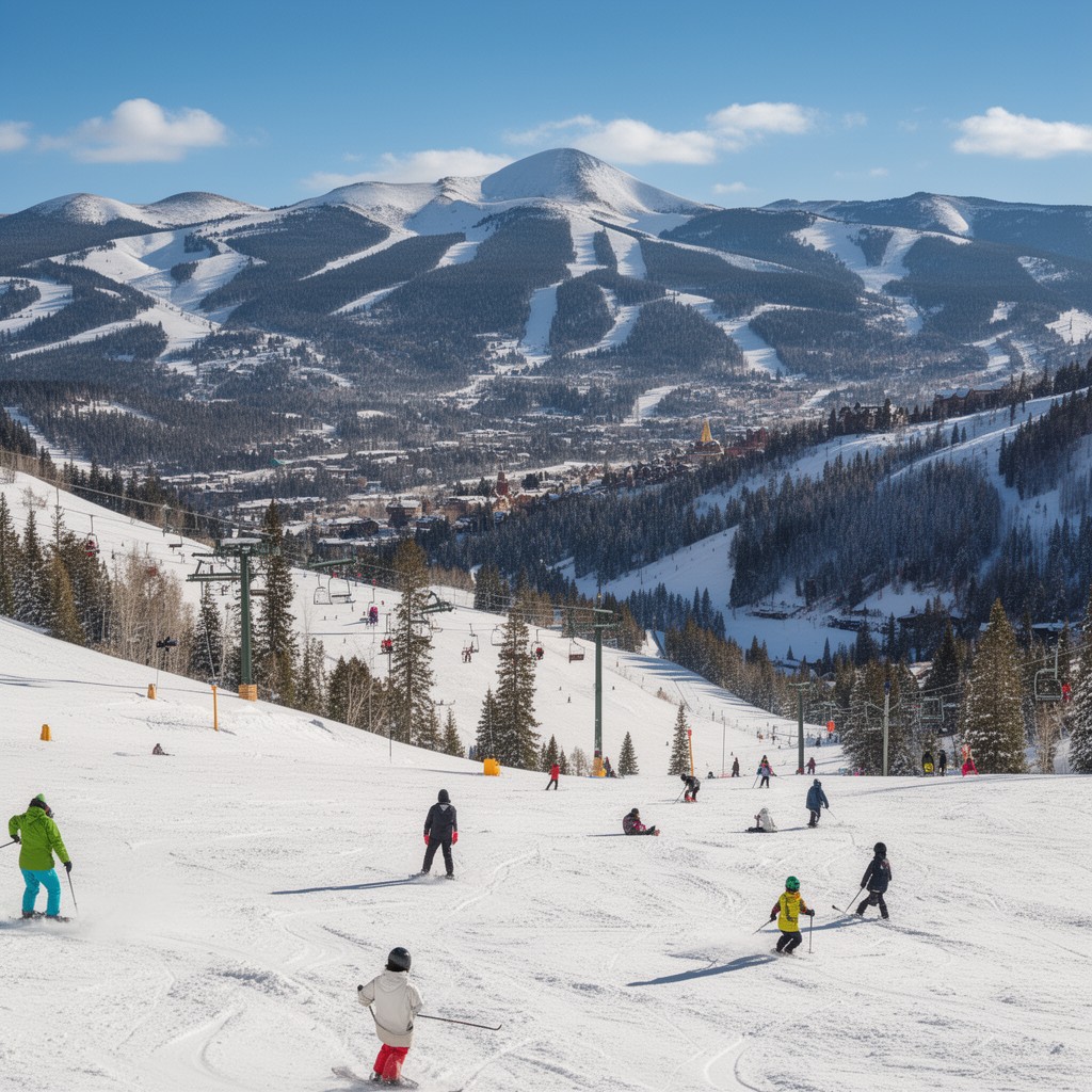 AI-generated illustration of Breckenridge Ski Resort