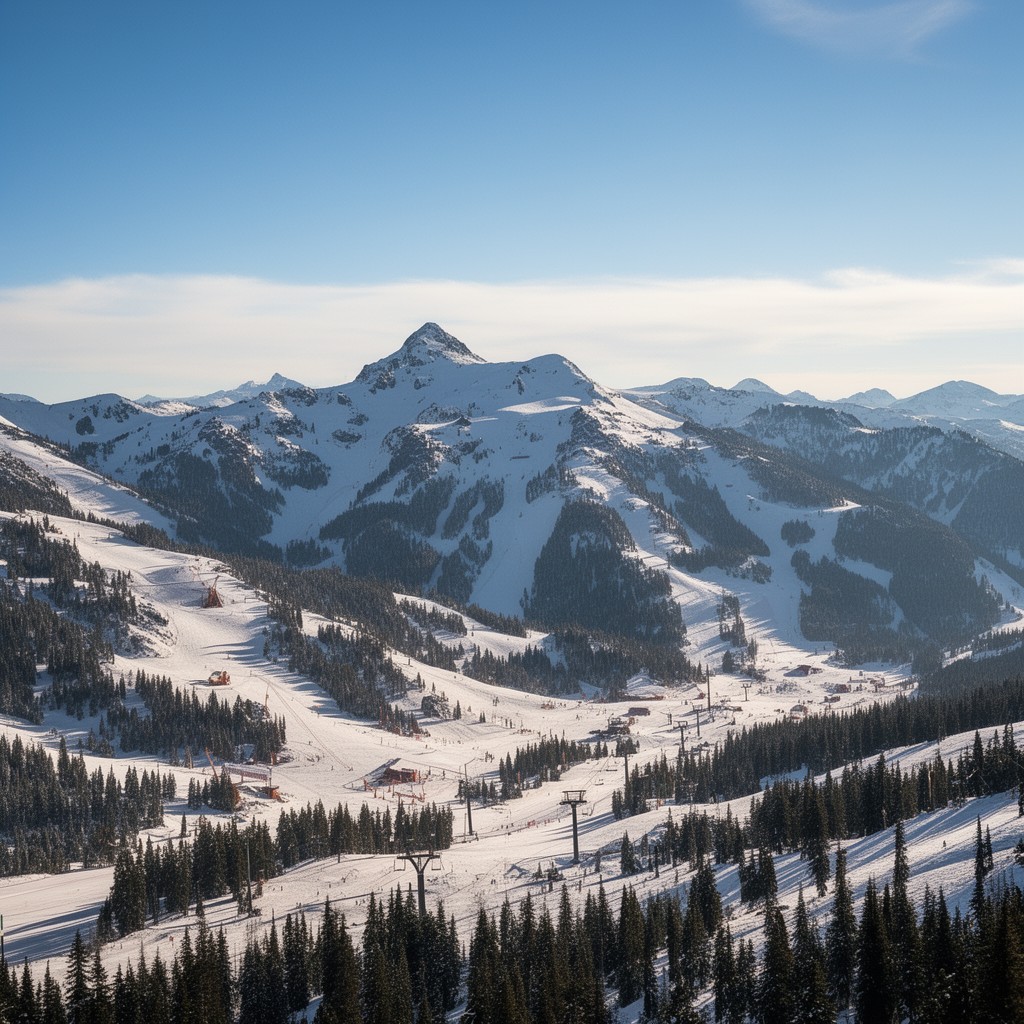 AI-generated illustration of Stevens Pass