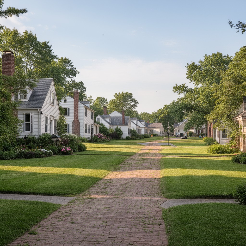 AI-generated illustration of Cranbury Township