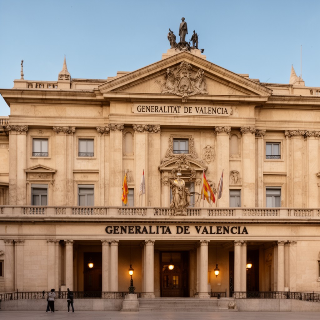 AI-generated illustration of Generalitat of Valencia