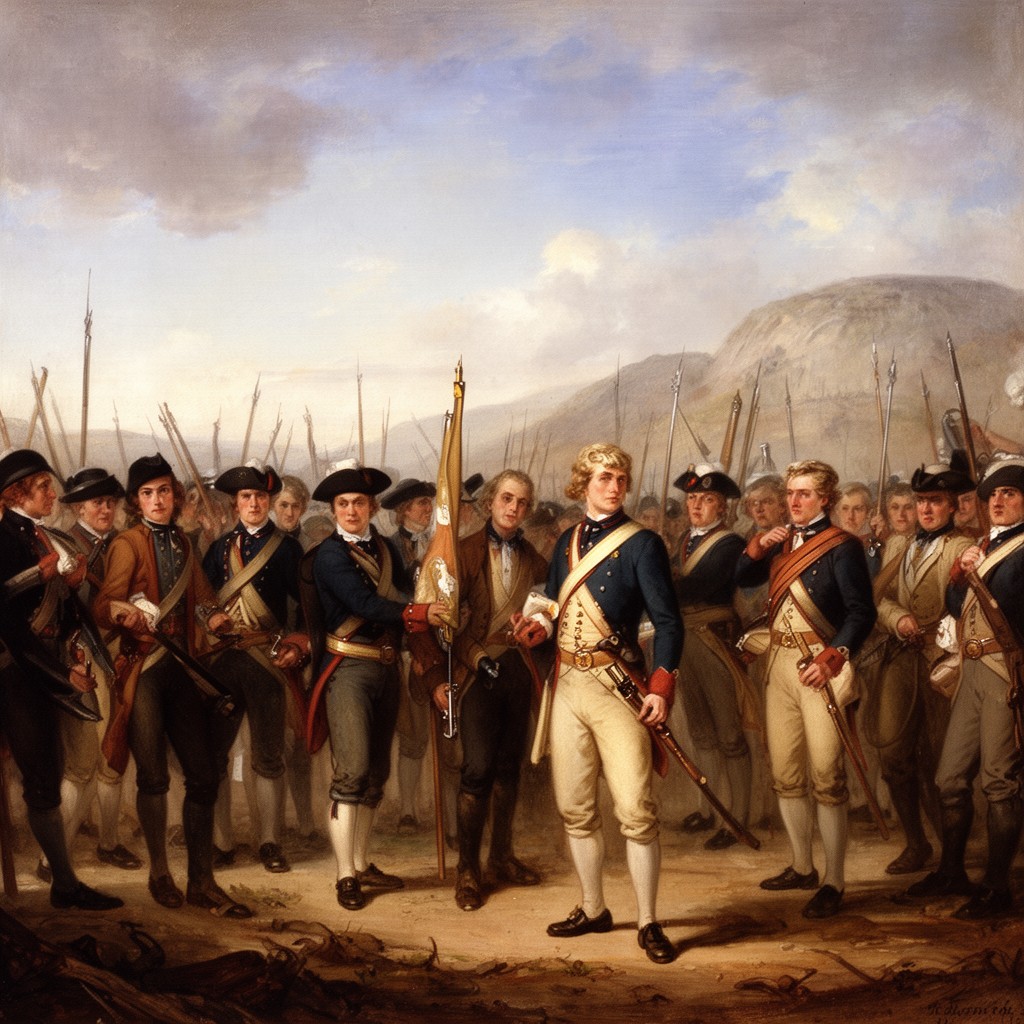 AI-generated illustration of Continental Army