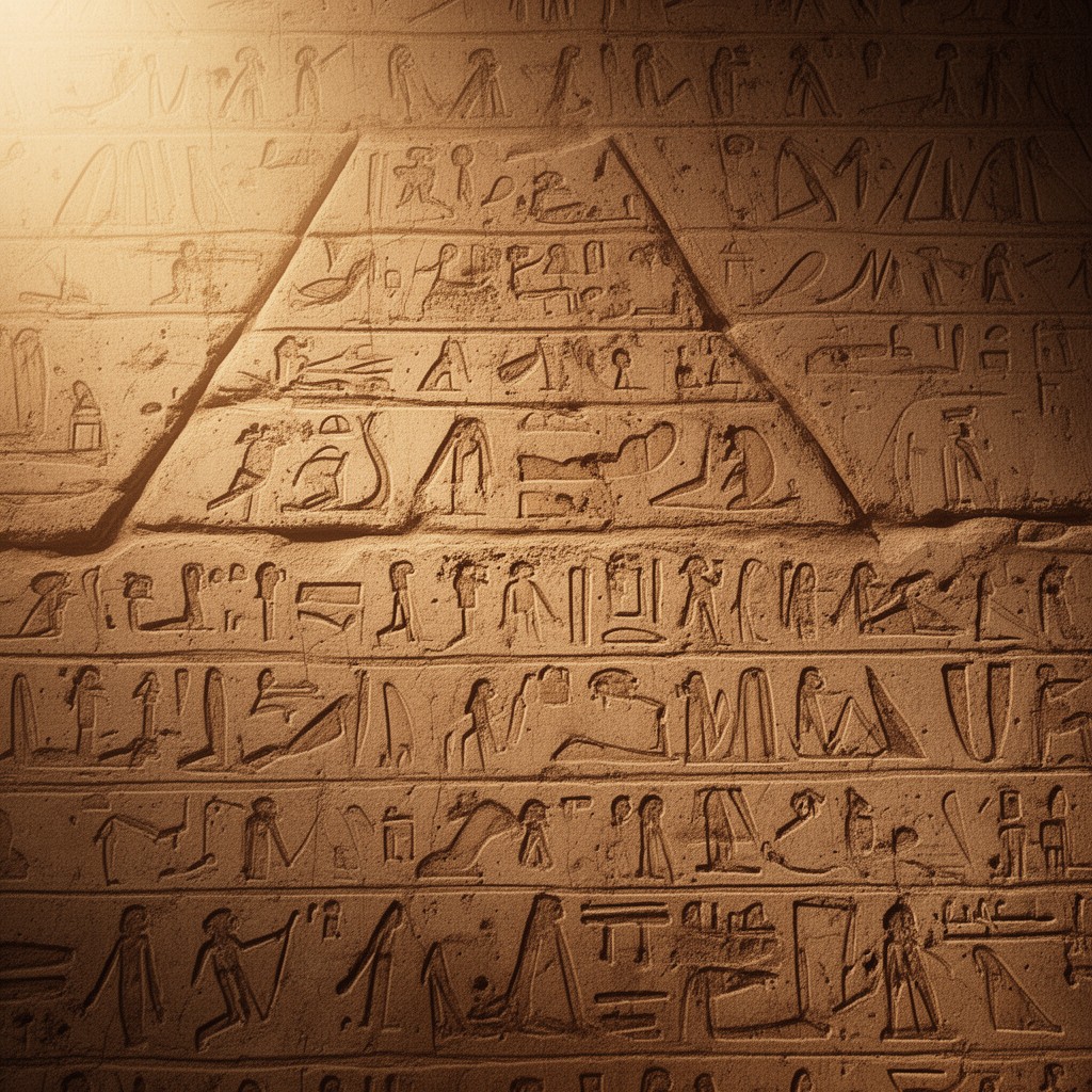 AI-generated illustration of Pyramid Texts