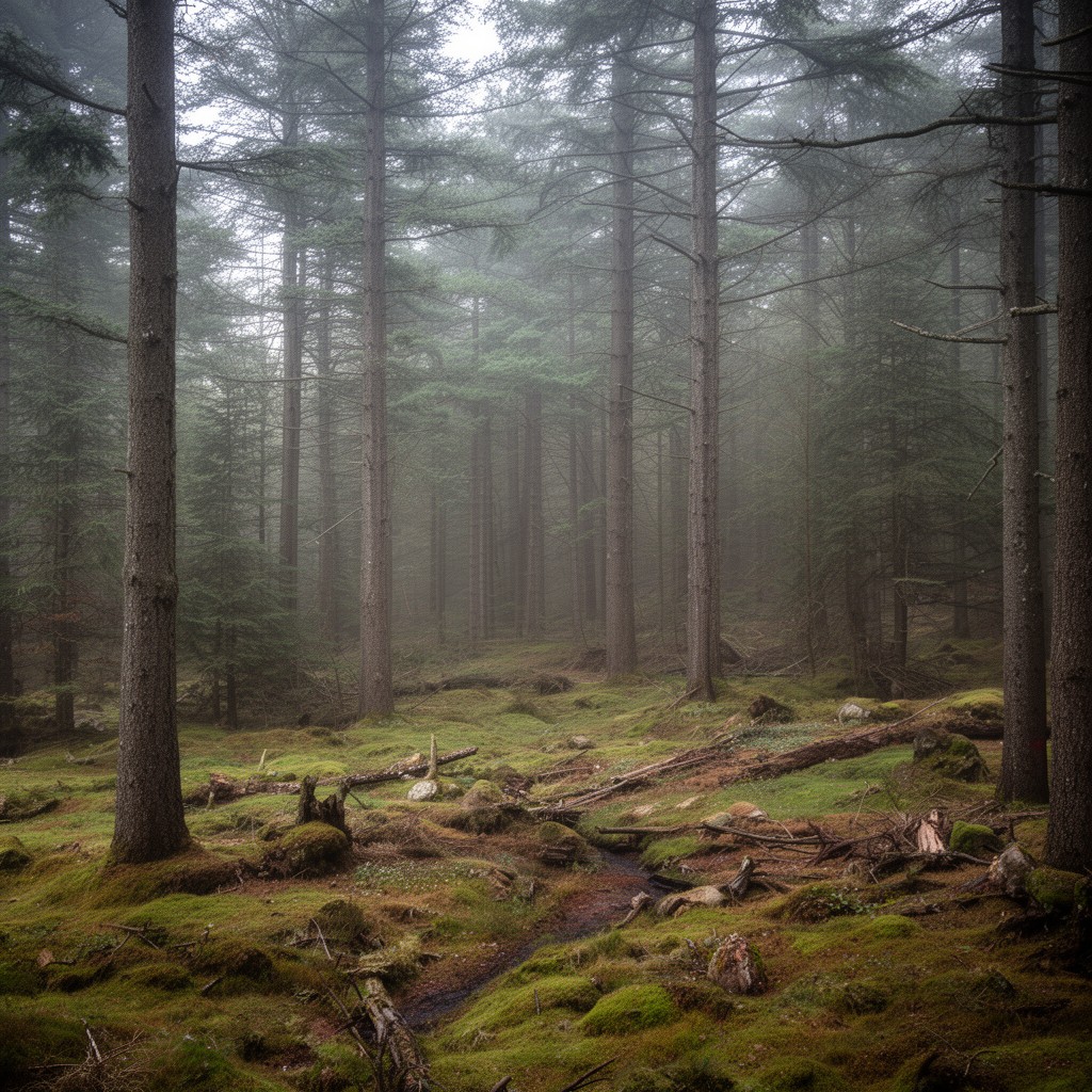 AI-generated illustration of Ettrick Forest