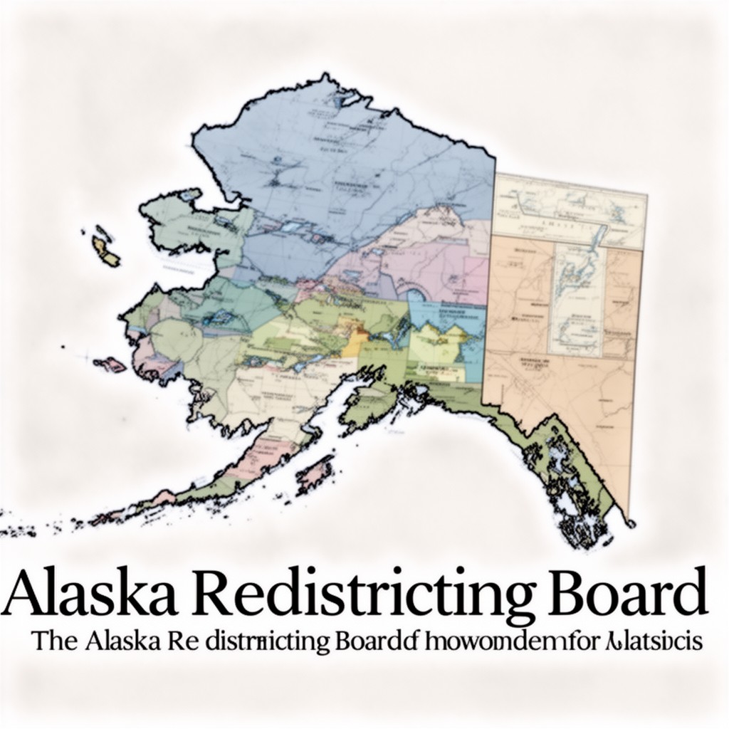 AI-generated illustration of Alaska Redistricting Board