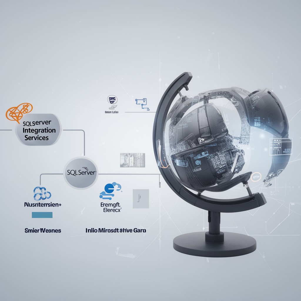 AI-generated illustration of SQL Server Integration Services