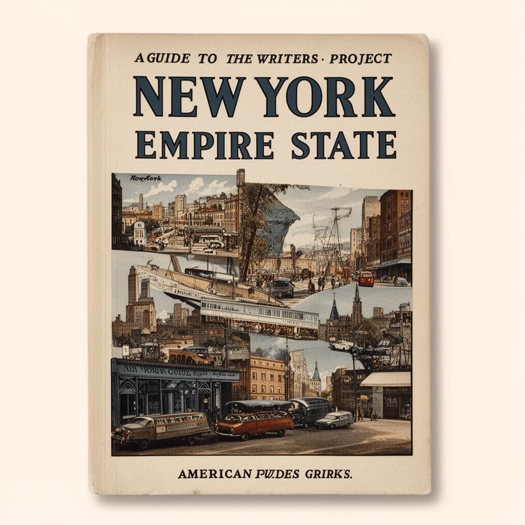 AI-generated illustration of New York: A Guide to the Empire State