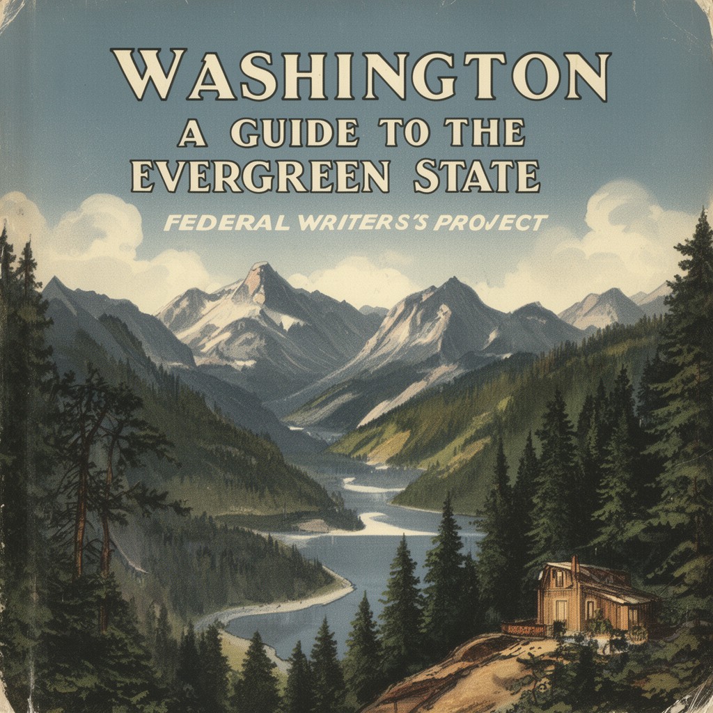 AI-generated illustration of Washington: A Guide to the Evergreen State