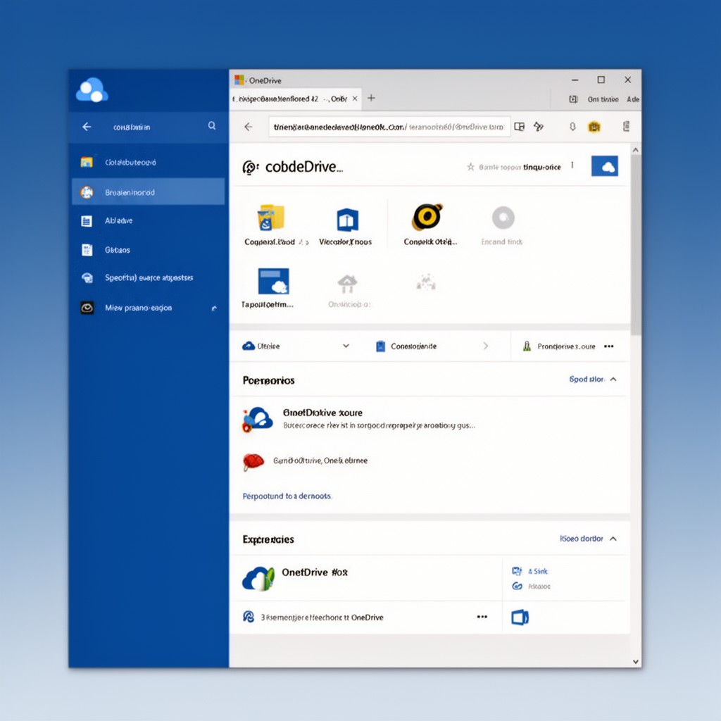 AI-generated illustration of OneDrive
