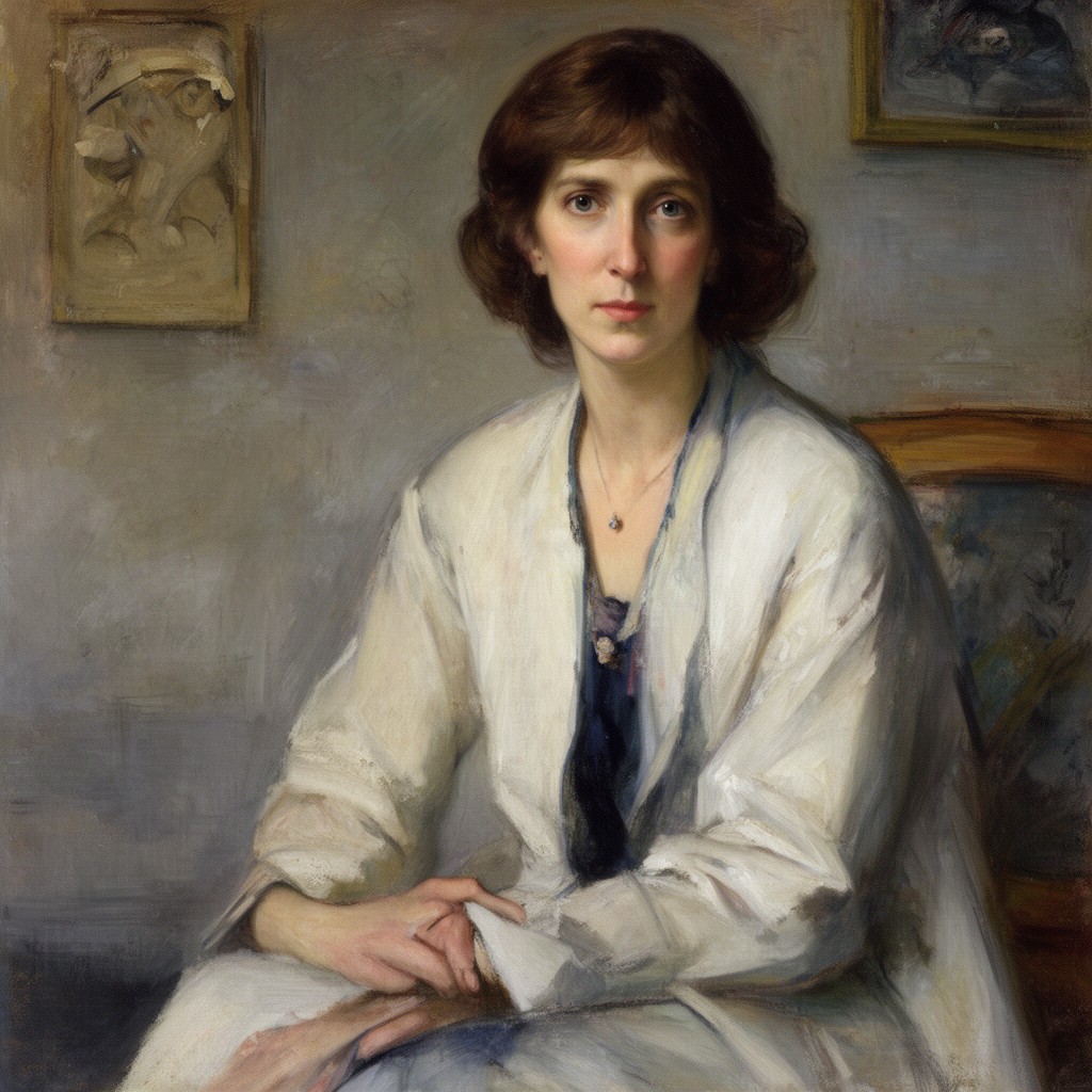 AI-generated illustration of Vanessa Bell
