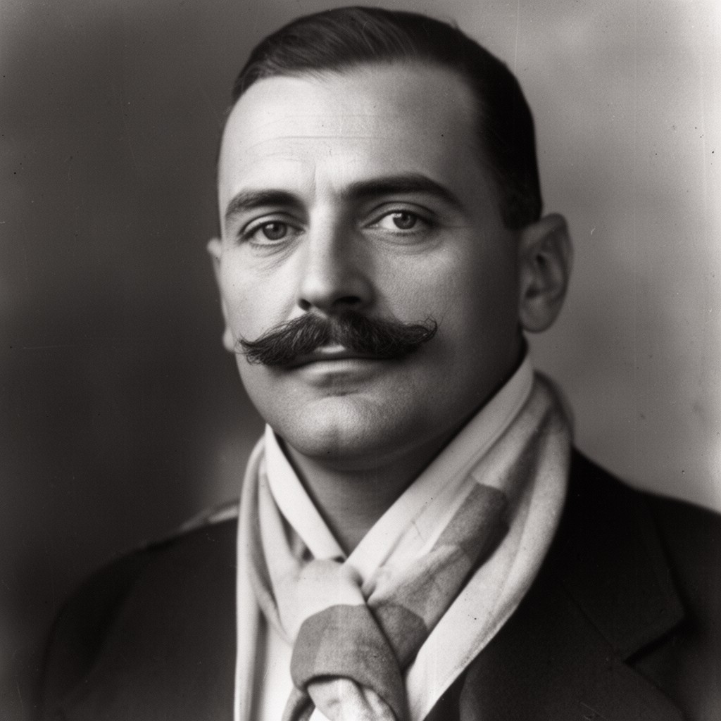 AI-generated illustration of Michele Bianchi