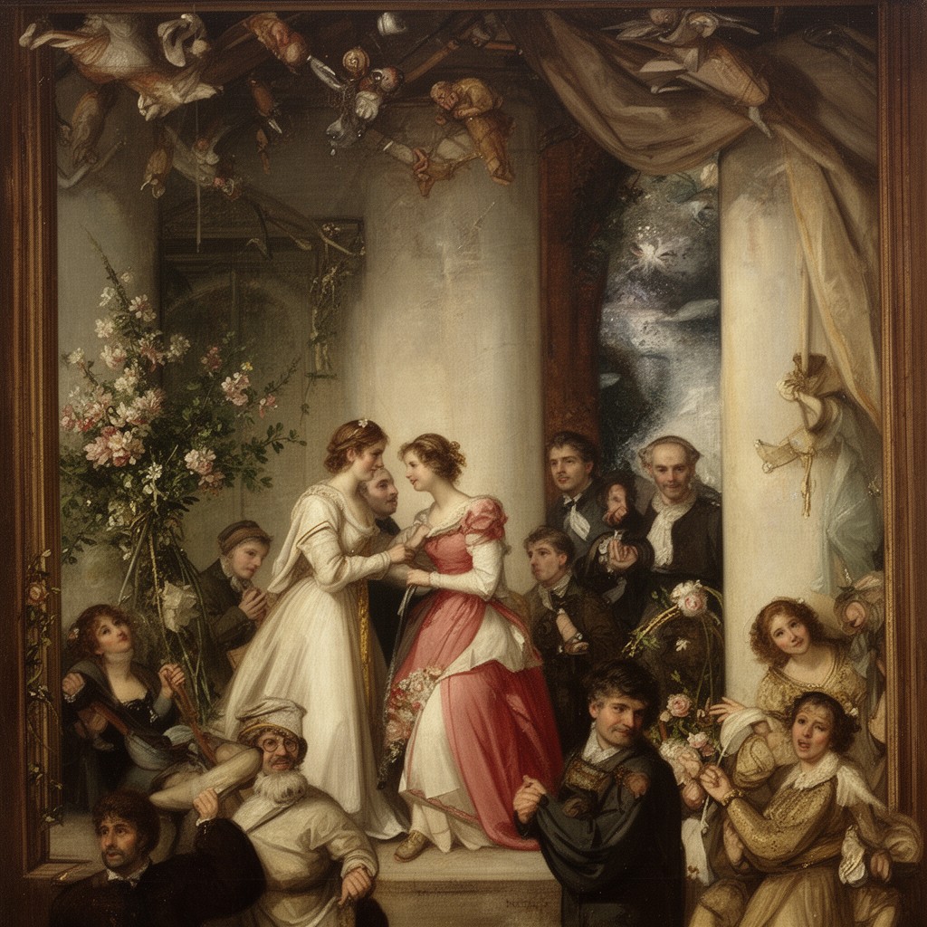 AI-generated illustration of L'innocente